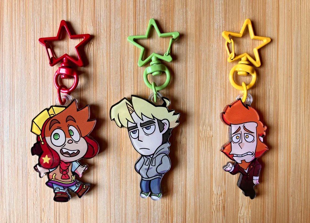 EricaWester's tweet photo. Welcome to Hell Chibi and Ice Cream keychains are now available on my shop!  
🔪✨https://t.co/h8Ls5Xk3QX✨🎧 https://t.co/oy4IvHzU6F