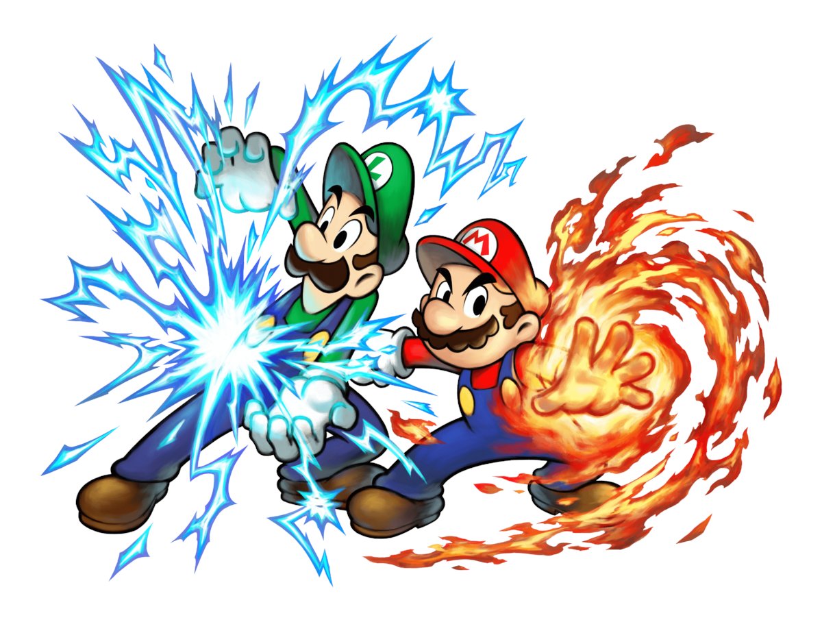 Erm_2001's tweet photo. @SmashBro64 Fire Mario and Electric Luigi https://t.co/54EjDu9s9d