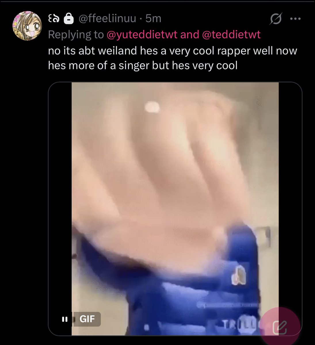 aiden 💫 playing the answer … tweet media