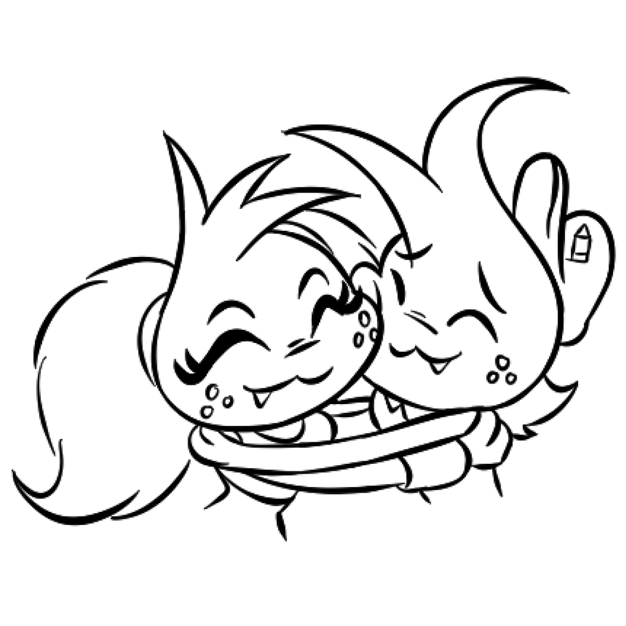 ChunkyItems's tweet photo. Quick drawing for tonight. Father and daughter hug 💙 https://t.co/RhTDxznwxt