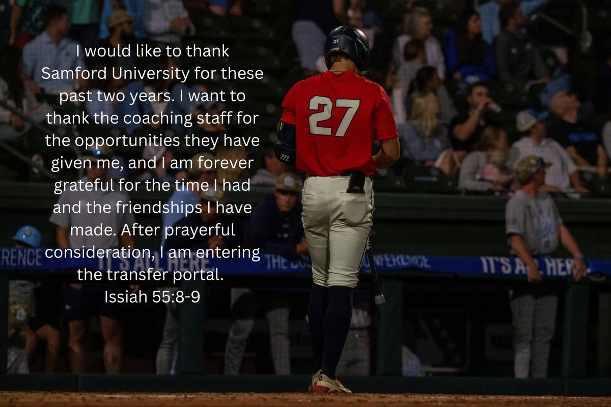 JakeSouders27's tweet photo. Thank you Samford Baseball https://t.co/vWEp4oNZuw