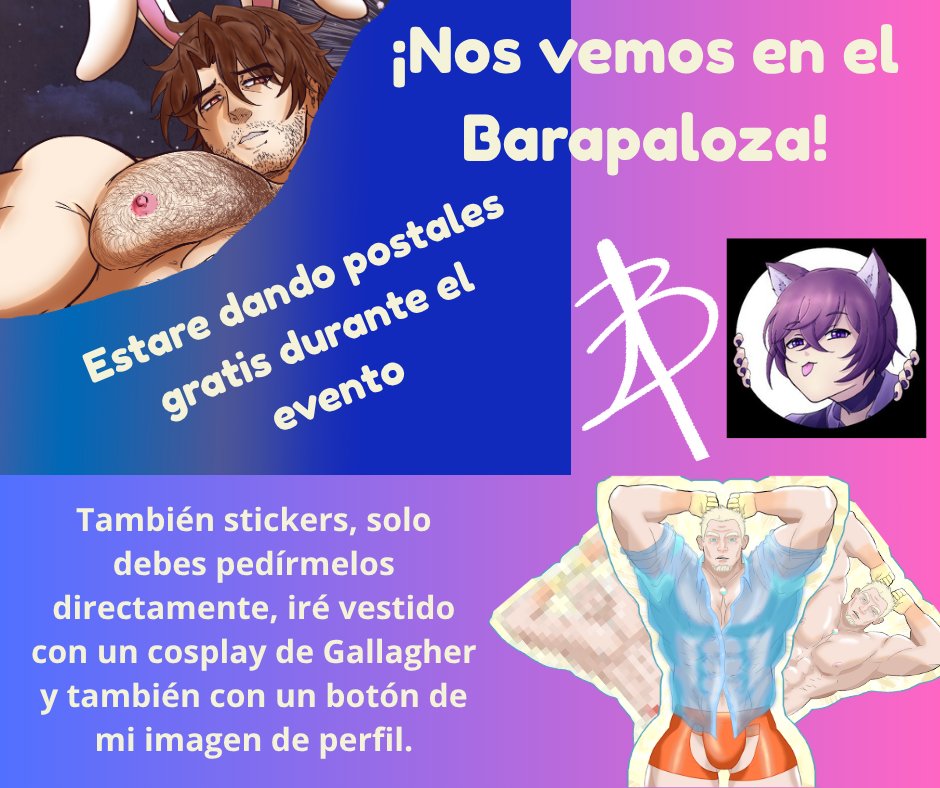 Bolverck_8's tweet photo. Pequeño aviso para los que van a asistir al @BarapaloozaCon 
Estaré regalando stickers hechos por mi y postales que fueron colaboración con mi amigo @MontyMong https://t.co/kl8vRSRQg9
