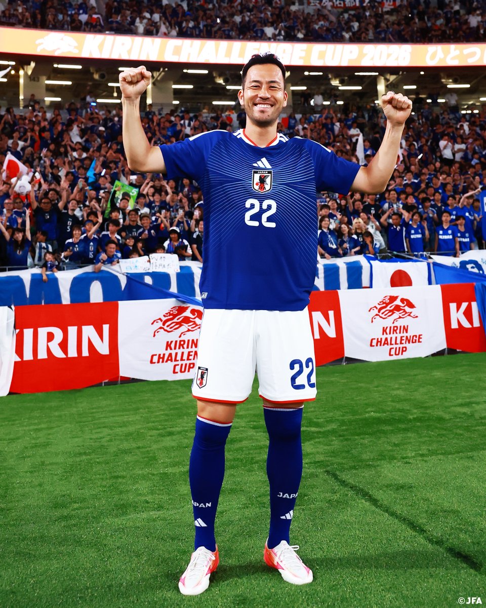 jfa_samuraiblue's tweet photo. 👕𝐍𝐨.𝟐𝟐✨

#最高の景色を #サッカー日本代表 https://t.co/nF1OQZFzlO