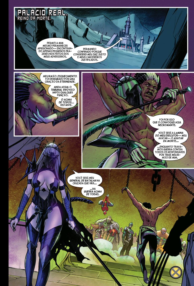 stormadm's tweet photo. @AyodeleMurewa A personificação da Morte chega ao universo buscando vingança contra as criações da Eternidade pela queda de Oblivion. Ela transforma o Dr. Voodoo em seu avatar e, através dele, libera forças que aniquilarão toda a vida, todos os deuses, e todo o aglomerado de Multiversos. https://t.co/5NPl3cx6c4
