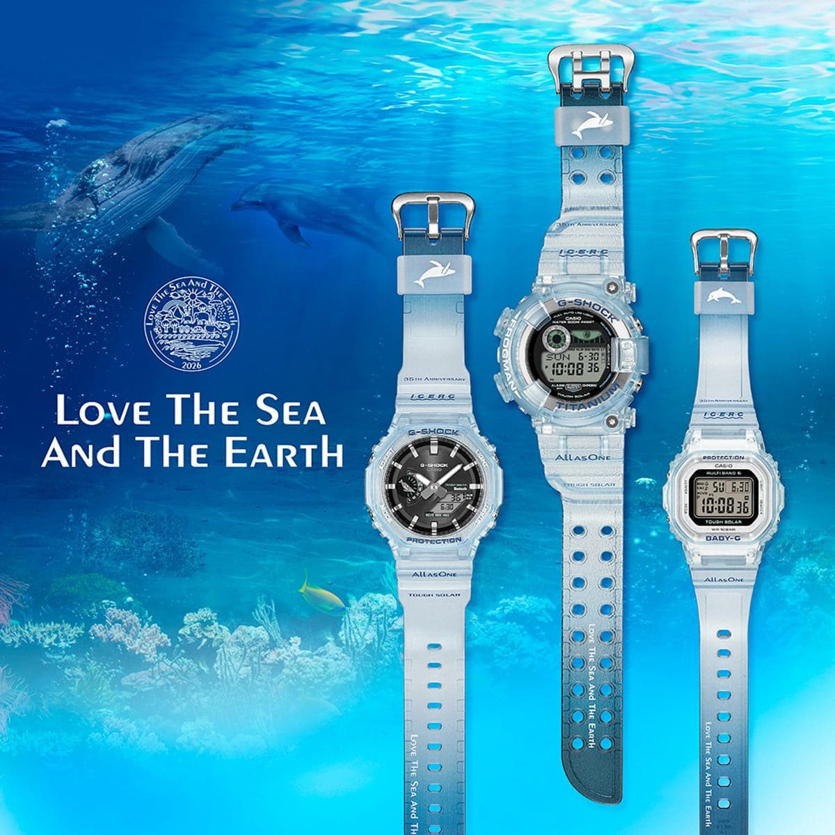 🐬予約解禁🐳】 G-SHOCKの人気シリーズ“イルクジ”の2026年版3モデルが