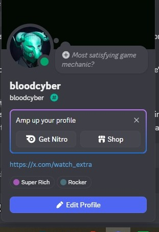 watch_extra's tweet photo. finally got a "Super Rich" role in dc rockatral, i thought it would be impossible when the price was 0.01 eth

#R #Rockateral https://t.co/mQpQzrOcqO