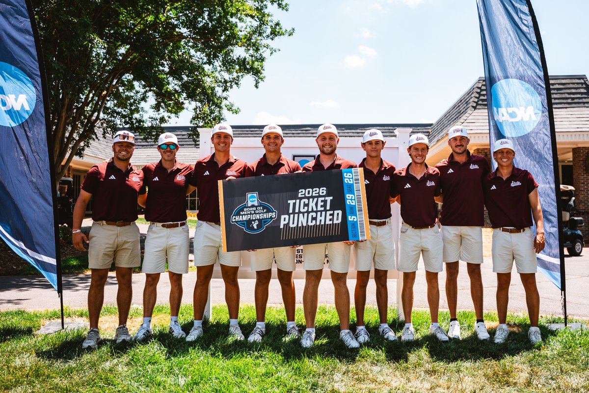 HailStateMG's tweet photo. ▪️ Two tournament wins
▪️ Six top-five finishes 
▪️ SEC Match Play appearance 
▪️ Best NCAA Championship finish in program history 

Thank you, Bulldogs, for supporting us throughout this historic season!

#HailState https://t.co/vq87CRsjeZ