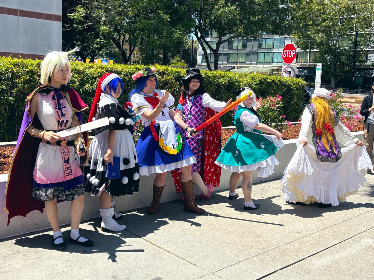Iris_Amamiya's tweet photo. Touhou cosplay gathering 
#fanime #fanime2026 Sunday 05/24 https://t.co/c14o6B5c6w