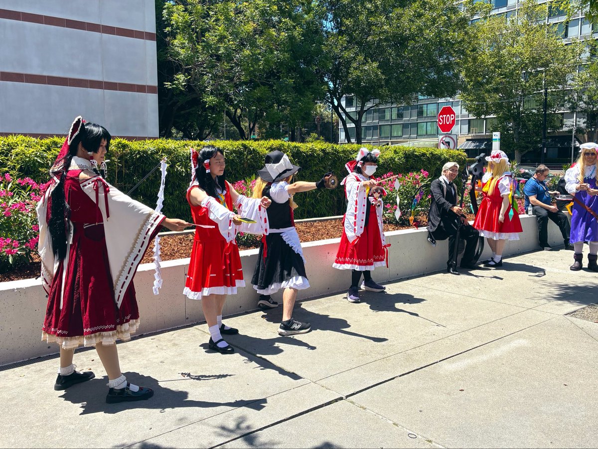 Iris_Amamiya's tweet photo. Touhou cosplay gathering 
#fanime #fanime2026 Sunday 05/24 https://t.co/c14o6B5c6w