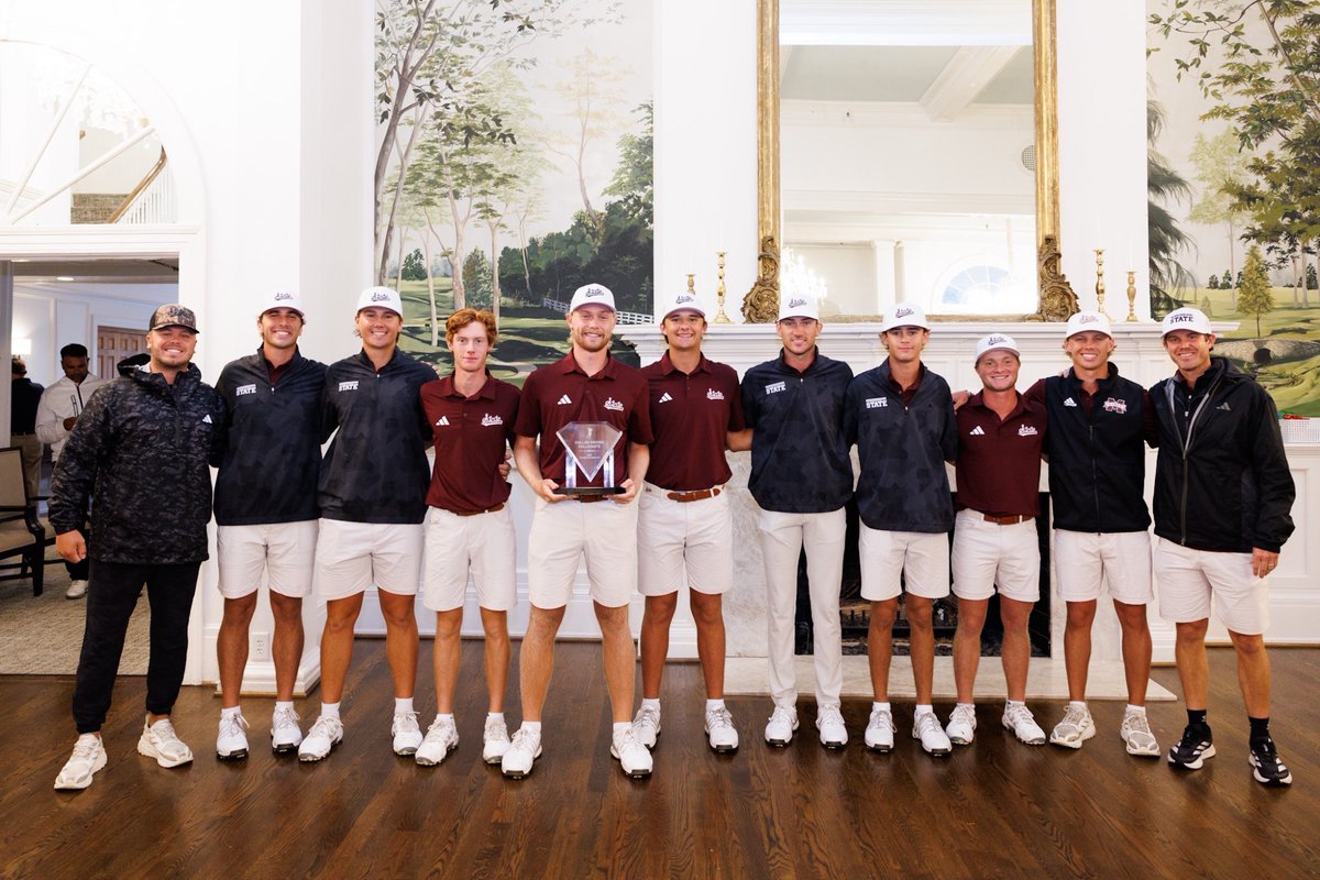 HailStateMG's tweet photo. ▪️ Two tournament wins
▪️ Six top-five finishes 
▪️ SEC Match Play appearance 
▪️ Best NCAA Championship finish in program history 

Thank you, Bulldogs, for supporting us throughout this historic season!

#HailState https://t.co/vq87CRsjeZ