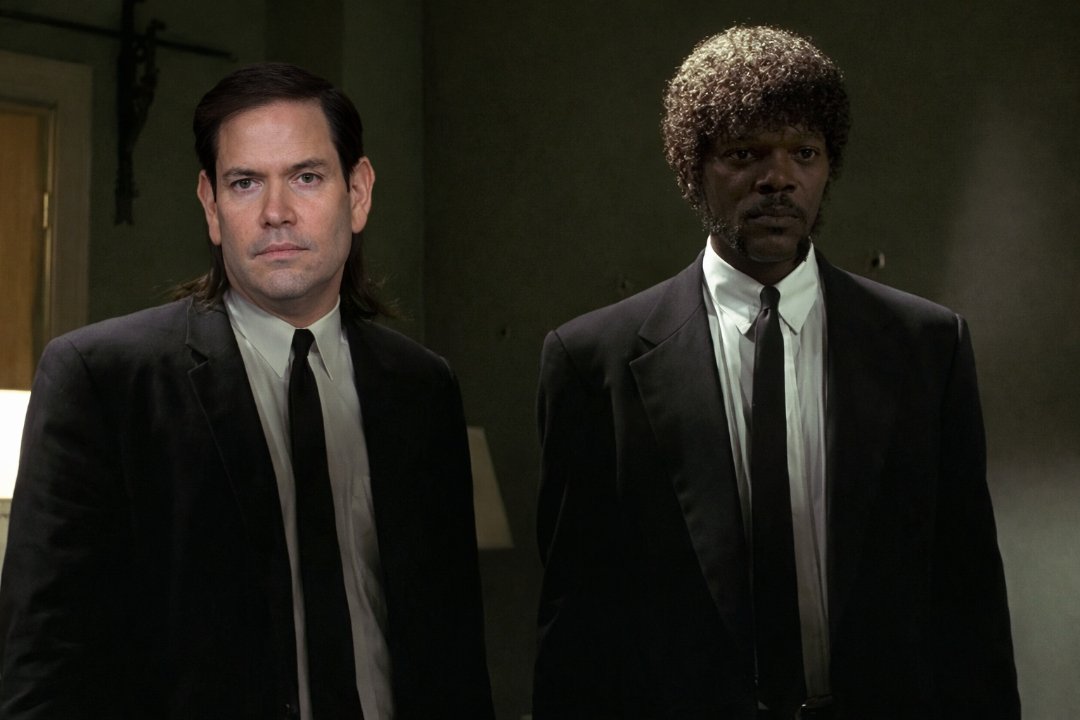 cyberbarrett's tweet photo. @RealJamesWoods WWJD? I mean what would Samuel Jackson do? If Rubio took him to the negotiations:
Say "NO" again. I dare you. I double-dare you, motherfucker! Say "NO" one more time!

Jules:
You read the Bible, Ghalibaf?

Ghalibaf:
No.

[The End, well Ghalibaf's End anyway] https://t.co/bx99Kdyiv1