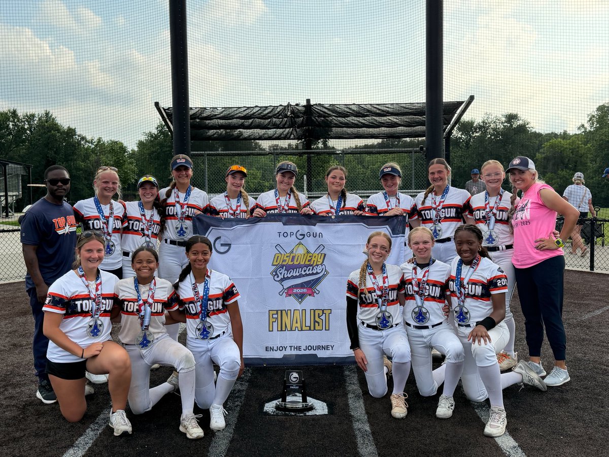 topgun_skim's tweet photo. Top Gun National 2030 finished Runner-Up in the Top Gun Discovery. 6-1 record with great fight all weekend.

@topgunfastpitch @TGA_Turner @TGASciara @LineDsoftball @ExtraInningSB @TopGunEvents https://t.co/Yb0XWpfhPR