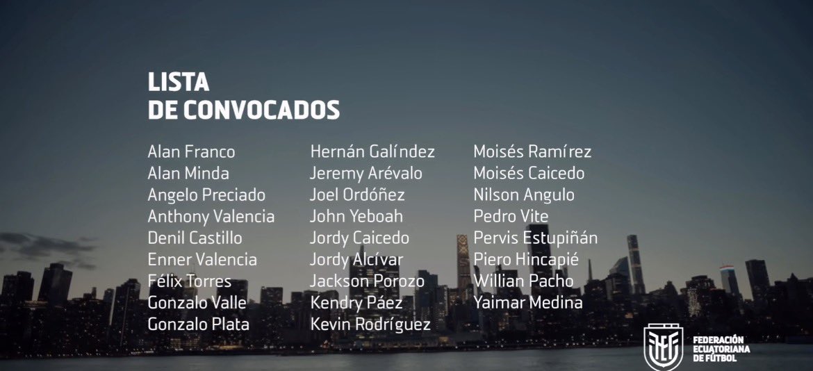 MauradGabriel's tweet photo. La lista del mundial 🇪🇨⚽️. Se dio a conocer de manera oficial la lista de los 26 que estarán en el Mundial 2026.

No quiero emitir críticas, a partir de ahora a apoyarlos a todos y que hagan un gran mundial, a la altura de sus jugadores. Vamos Ecuador 🇪🇨 https://t.co/eJ6tKT7BKC