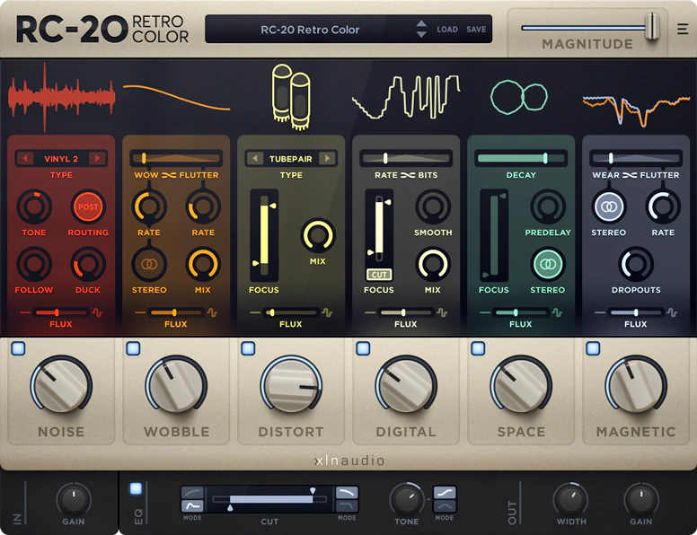 plugincollector's tweet photo. XLN Audio『RC-20 Retro Color』が59%OFFセール中!
Lofi Hip Hopやレトロ系ジャンルの制作で超定番になっている、レコードやカセットテープなどの温かみ、歪み、揺らぎを再現するLofiマルチエフェクトプラグインです。
通常価格 17,250円 → 6,983円
#DTM #PR #MultiEffect
https://t.co/5h2beNFK3c https://t.co/uLT0n6JJf6