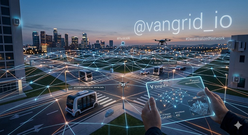 cryptoman_888's tweet photo. Только что узнал о @vangrid_io, и это просто взрыв мозга! Децентрализованная сеть для физического ИИ и автономных систем? Будущее уже здесь. 🤯 #AI #Decentralized #FutureTech https://t.co/MPsQOvLUF5