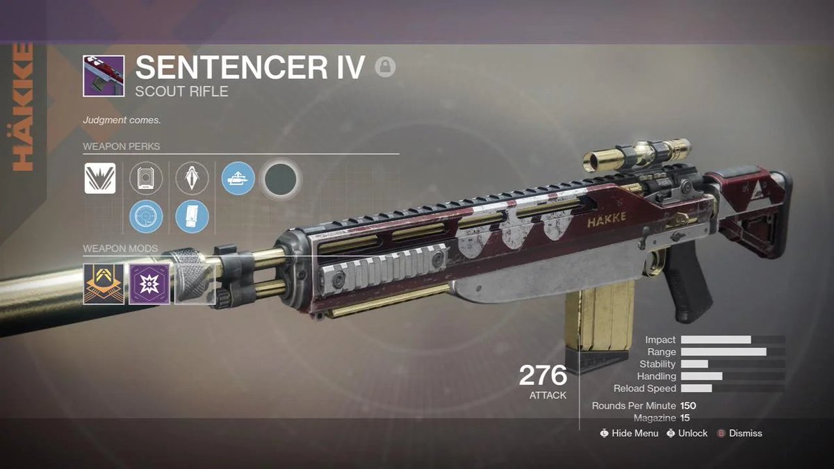 ltcantoni1's tweet photo. @DestinyTheGame Any chance we can get this Old school beauty with tremors and some Spice https://t.co/OitsdfiuUk