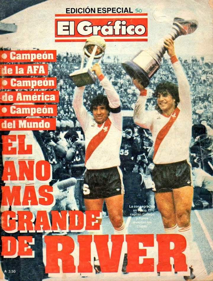 DanyPaez1975's tweet photo. Ayer la Revista @elgraficoweb cumplió 107 años de su primer edición. Comparto 4 Tapas históricas de River. La mejor revista deportiva de la historia. Recuerdo todos los martes esperando que llegue a casa en Llavallol. Otros tiempos, hermosos momentos. Se te extraña El Grafico⚽️ https://t.co/4pkFHMLN2c