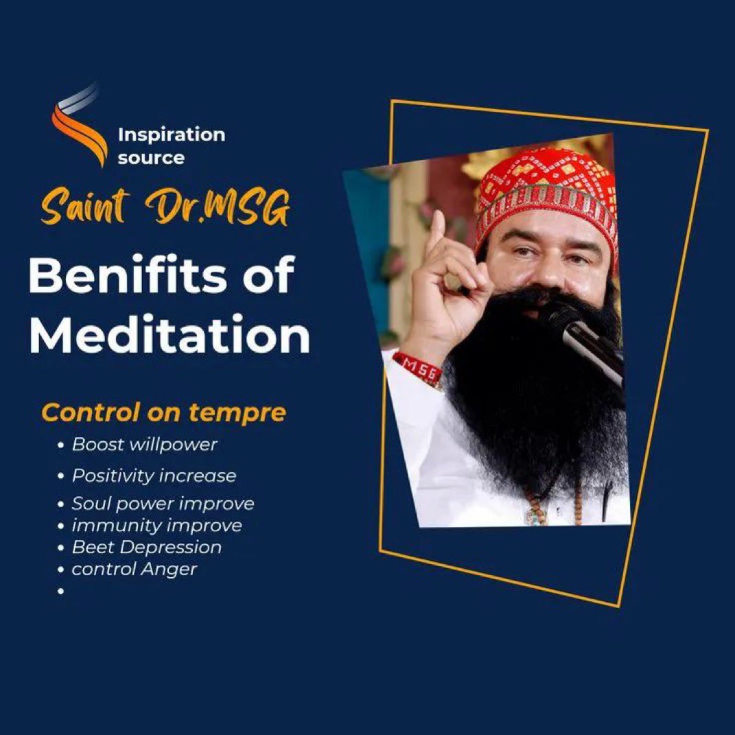 Qaurparaminsan's tweet photo. Self-confidence is very important to achieve success. Saint Gurmeet Ram Rahim Ji says that when a person recognizes his inner strengths and continuously strives towards his goals, his self-confidence and determination increases. #MondayMotivation #BoostYourConfidence https://t.co/wi4XThLXN9