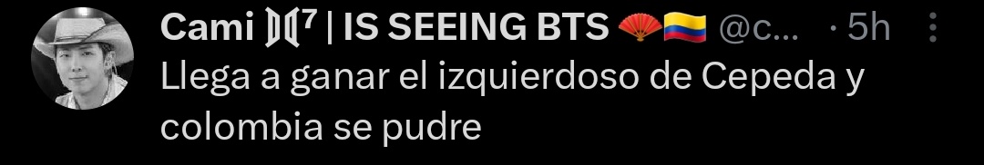 Lau VERÁ A BTS✨ 🪭🇨🇴 tweet media