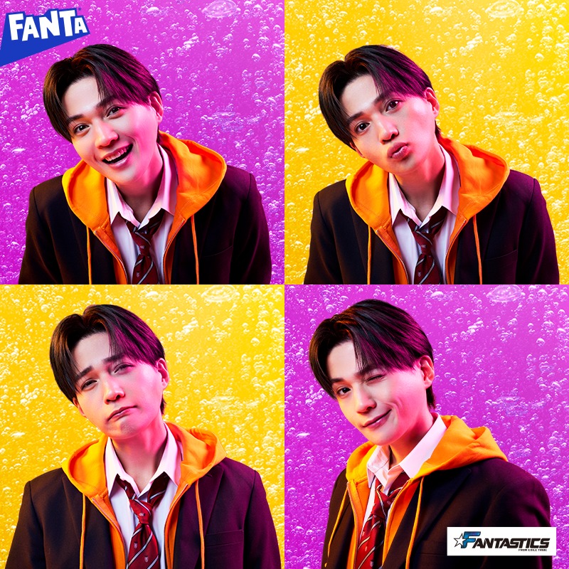 Fanta_Japan's tweet photo. 続いて第２弾です✨
引き続き #ファンタ×#FANTASTICS をお楽しみください🌻