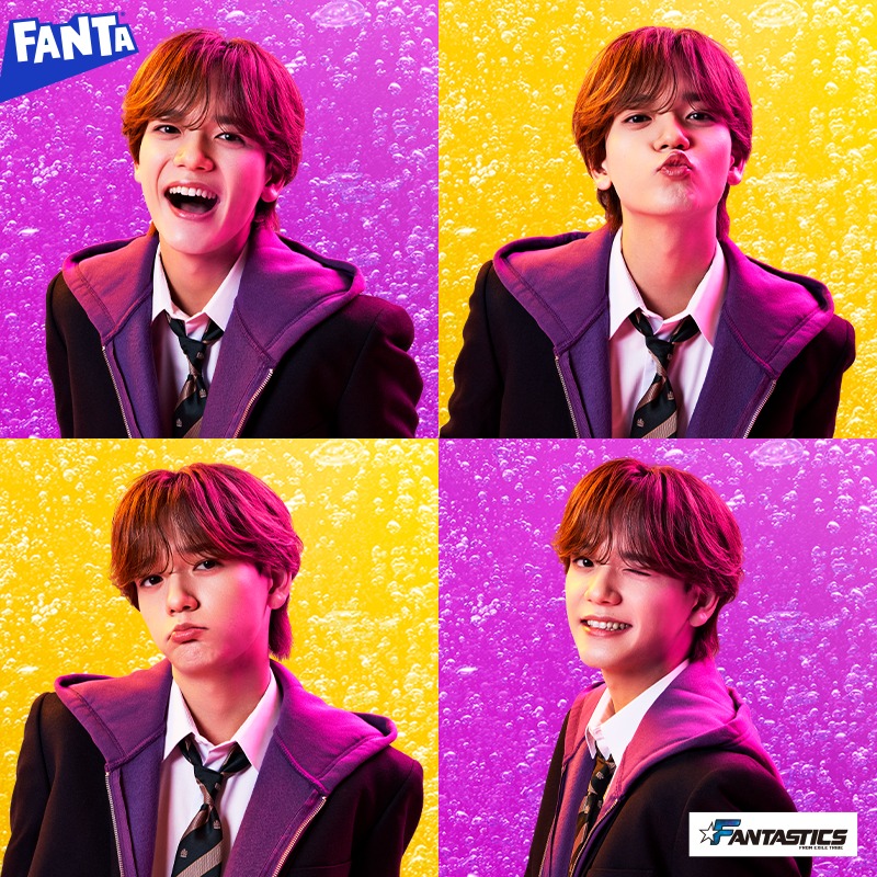 Fanta_Japan's tweet photo. 続いて第２弾です✨
引き続き #ファンタ×#FANTASTICS をお楽しみください🌻