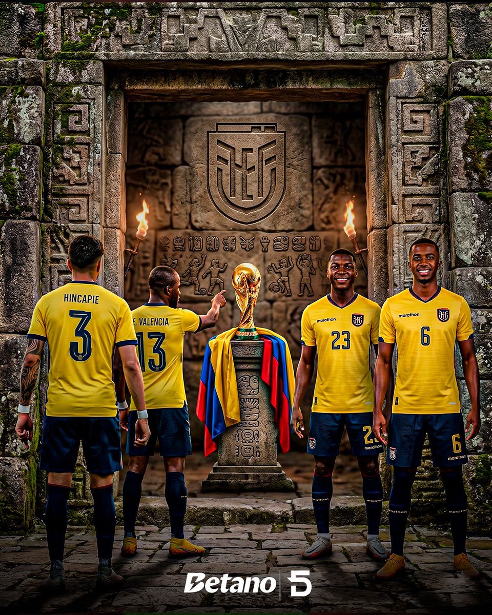doble5ec's tweet photo. ¡ESTOS SON LOS GUERREROS QUE DEFENDERÁN NUESTRO SUEÑO! 🇪🇨🏆

La selección ecuatoriana ya tiene definidos a los 26 futbolistas que representarán al país en una nueva Copa del Mundo 🤩🌎

Sebastián Beccacece apostó por una nómina que mantiene la base del proceso eliminatorio, con jugadores que fueron protagonistas en el camino hacia la clasificación 👀

Además, aparecen algunas caras nuevas que buscarán dejar su huella en la máxima cita del fútbol, como Anthony Valencia, Jeremy Arévalo y Jordy Caicedo ✅

Experiencia, juventud, talento y mucha ilusión para afrontar el desafío de nuestro quinto Mundial 🔥
