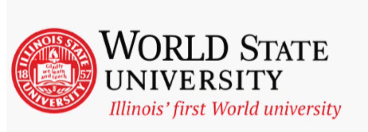 MartyForIL's tweet photo. You can’t make this stuff up. Taxpayer-subsidized in-state tuition for non-citizen students at Illinois State Universities. Maybe we can change the fight song to ‘We Are the World.’
#WorldStateUniversity#Returnto reasonable https://t.co/CFI9yRDSo2
