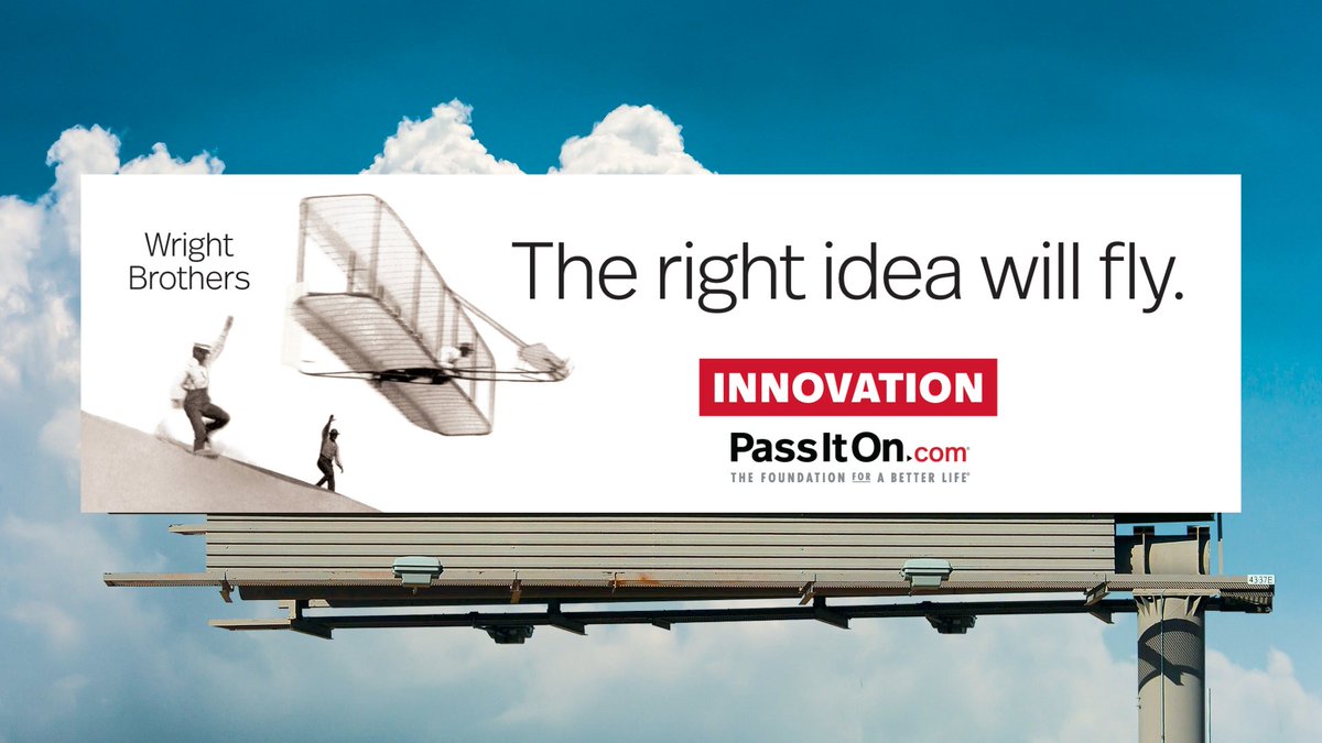 linkd's tweet photo. "If we all worked on the assumption that what is accepted as true is really true, there would be little hope of advance." — Orville Wright https://t.co/SMP5kc710B