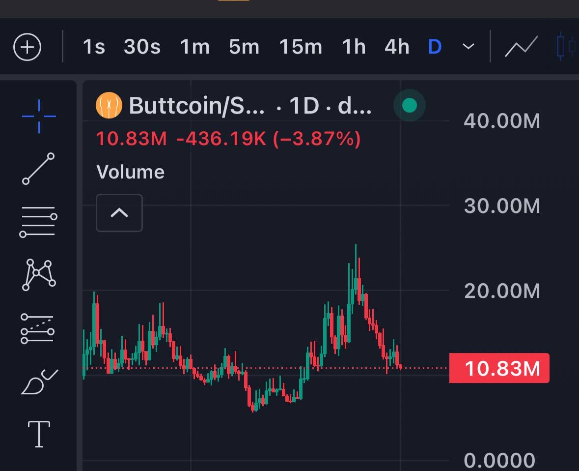 0xWIZ1's tweet photo. $Buttcoin - @Buttcoin bottom is in 👀

Most people will buy higher.
That’s how it always goes. https://t.co/zrKSprjNve