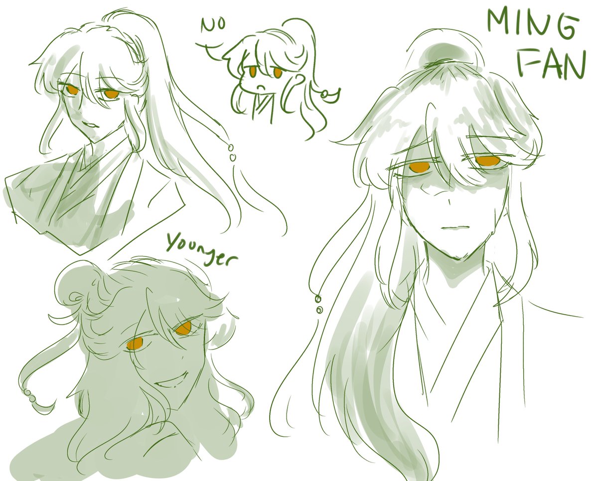 hakazekuro's tweet photo. might as well post this here (ming fan &amp; luo binghe) #svsss https://t.co/ZWxNQtvtLZ