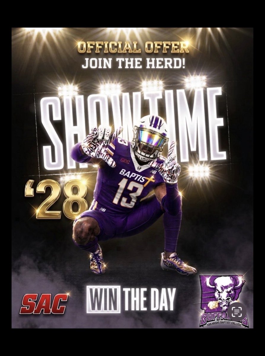 semmieG4's tweet photo. #AGTG After a great camp and conversation with @coachbailey_abc I’m blessed to receive my first collegiate offer from  @ABC_Buffaloes  

@CoachTylerClark @GentryPioneerFB @EvittTimothy https://t.co/NPrm3eycvB