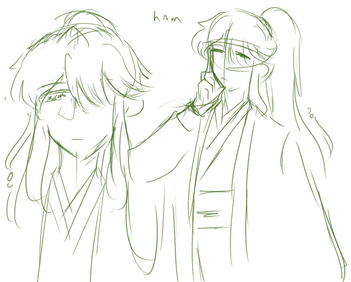 hakazekuro's tweet photo. might as well post this here (ming fan &amp; luo binghe) #svsss https://t.co/ZWxNQtvtLZ