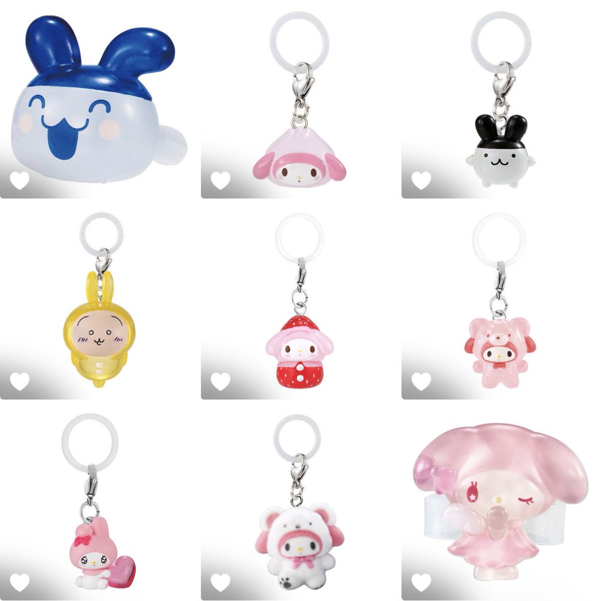 ll724h's tweet photo. ガチャガチャ交換 買取

譲：画像のもの

求：画像2枚目 または 異種マイメロ、異種ちいかわのうさぎグッズ

交換買取どちらでも可能です🙆‍♀️
郵送にてお取引になります。

たまごっち ちいかわ サンリオ ピコパークめじるしアクセサリー https://t.co/NmchorJ8NU