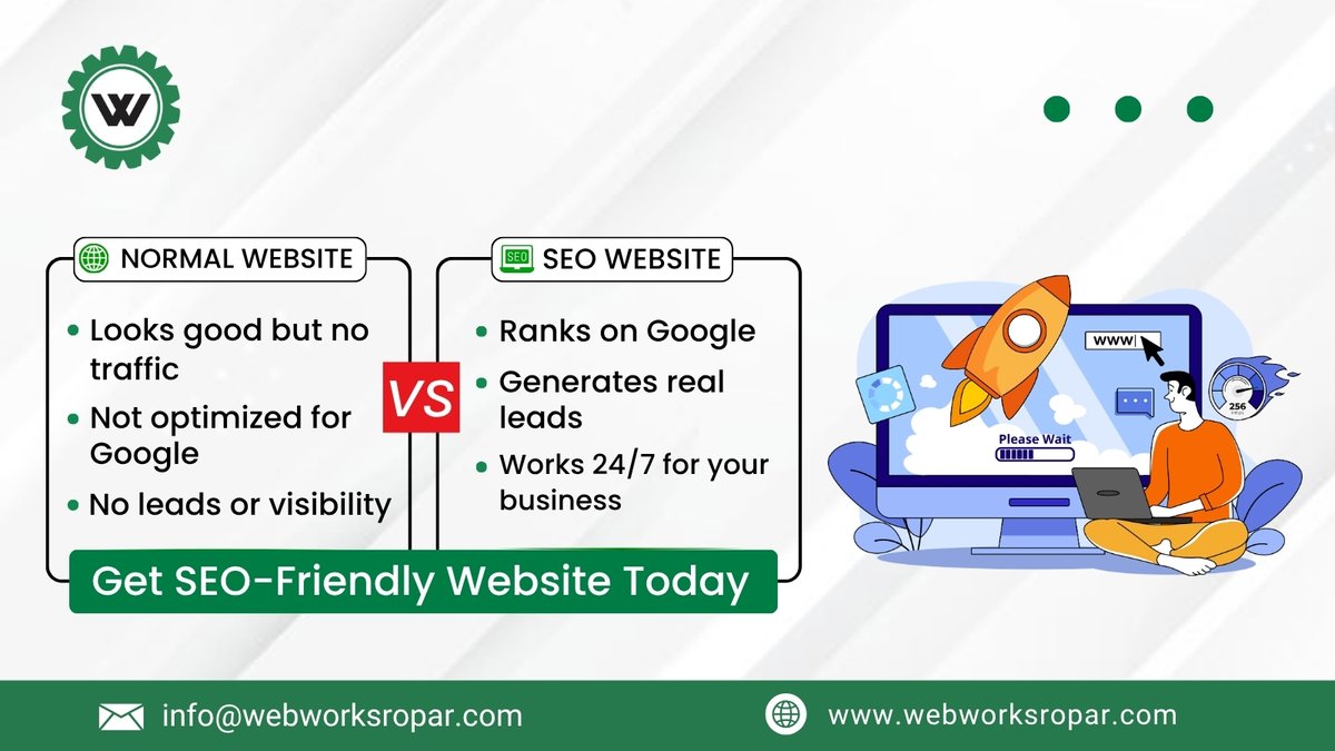 webworksropar's tweet photo. 🚨 A normal website looks good.

📈An SEO website gets found on Google. 

🎯 More Visibility
🎯 More Traffic
🎯 More Leads

GET YOUR SEO-FRIENDLY WEBSITE TODAY 🚀

📩 info@webworksropar.com       
📷https://t.co/dDf6P42c8d

#SEO #SEOWebsite #WebDesign #GoogleRanking #webworks https://t.co/RkShZghZGV