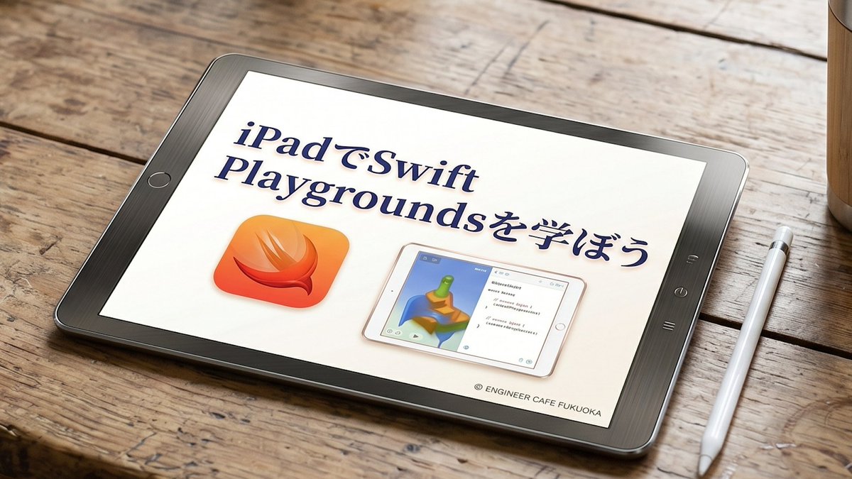 EngineerCafeJP's tweet photo. ＼イベントのお知らせ／
【iPadでSwift Playgroundsを学ぼう#108】
■6/3(水) 12:45-13:00
https://t.co/O9vM9oKJyP
iPadを使って、15分間でSwift Playgroundsでプログラミングを遊びながら習得していくイベントです。 毎週水曜日のご飯を食べた後の15分間で学んでいきましょう。

#iPadでSwiftPlaygroundsを学ぼう #SwiftPlaygrounds #エンジニアカフェ #engineercafe