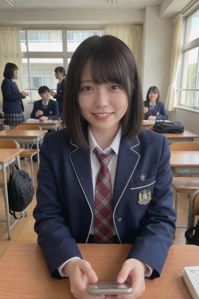 LocalGirlsArc's tweet photo. 葵だよ〜☀️

授業の合間に友達とちょっとおしゃべりしてた🙂
次の授業までまだ少し時間あるのに、気づいたらあっという間だった笑
みんなは休み時間って何して過ごしてる？✨
#JK
#女子高生
#日常
#自撮り
#fyp
#fypシ https://t.co/ZGVtdVvJAm