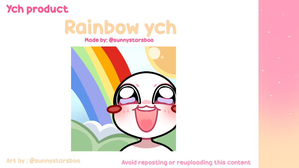 Sunnystarsboo's tweet photo. ☀️ RAFFLE 72 HOUR!!

✨ 1 winner
💕 Rt + follow + like

🍨If you wish before you can find it in :
https://t.co/sedtP4sxoJ

#artmoots #artraffle #silly #smallartist https://t.co/XAu3tdi8u6