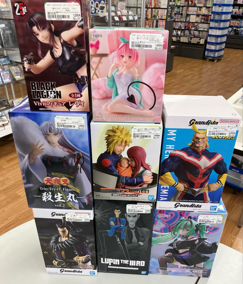 お客様からたくさんのフィギュアをお売りいただきました！ この機会に