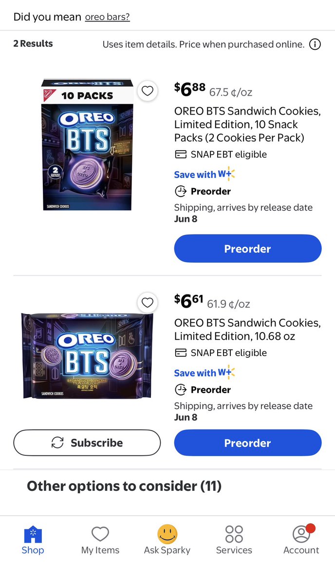 EscotoMath201's tweet photo. Y’all, we can preorder our Oreos! https://t.co/DOz5YPhEE6