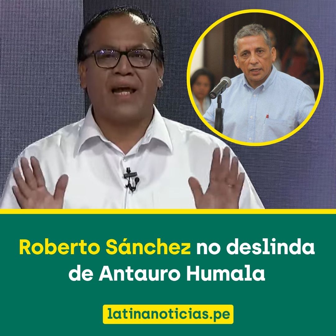 Latina_Noticias's tweet photo. 🔴El candidato presidencial Roberto Sánchez fue consultado sobre si Antauro Humala continuará formando parte de su entorno político. Sin embargo, evitó responder directamente a la pregunta formulada por la candidata presidencial Keiko Fujimori durante el debate presidencial. https://t.co/HKI2GMpMIy