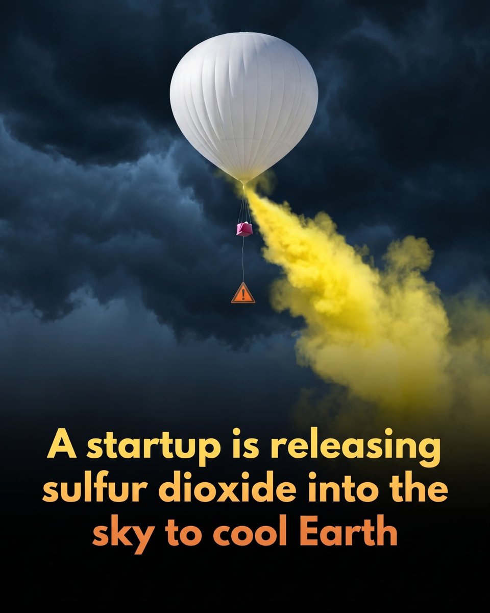 ShiningScience's tweet photo. 🚨 A startup secretly launched over 120 sulfur dioxide balloons to cool the planet. The EPA is investigating. 

A private startup's rogue attempt to dim the sun by launching sulfur dioxide balloons has triggered a federal investigation, thrusting the controversial world of solar geoengineering into the regulatory spotlight.

The U.S. Environmental Protection Agency (EPA) has formally demanded information from Make Sunsets, a California-based startup that has launched over 120 weather balloons filled with sulfur dioxide to combat global warming. Mimicking the cooling effects of major volcanic eruptions, the company aims to create a reflective shield in the stratosphere to bounce sunlight back into space. Under the banner of 'cooling credits,' Make Sunsets sells these interventions to corporate and individual buyers, sparking major pushback from environmental authorities who are raising alarms over the unregulated release of sulfur dioxide—a regulated air pollutant under the Clean Air Act since 1971.

This commercial venture has ignited a fierce debate over solar geoengineering, with critics warning that deliberately manipulating the Earth's climate could trigger unpredictable weather patterns, disrupt the ozone layer, and distract from critical emissions-reduction goals. Conversely, proponents argue that private innovation can develop planetary-scale cooling technologies much faster than traditional academic pathways. With Mexico already banning Make Sunsets' operations and the EPA now aggressively questioning where the company obtains its materials and conducts its launches, this clash highlights a critical unresolved dilemma: who should decide if, when, and how we alter the atmosphere to cool the planet?

source: U.S. Environmental Protection Agency. (2026). EPA Seeks Information from Make Sunsets.