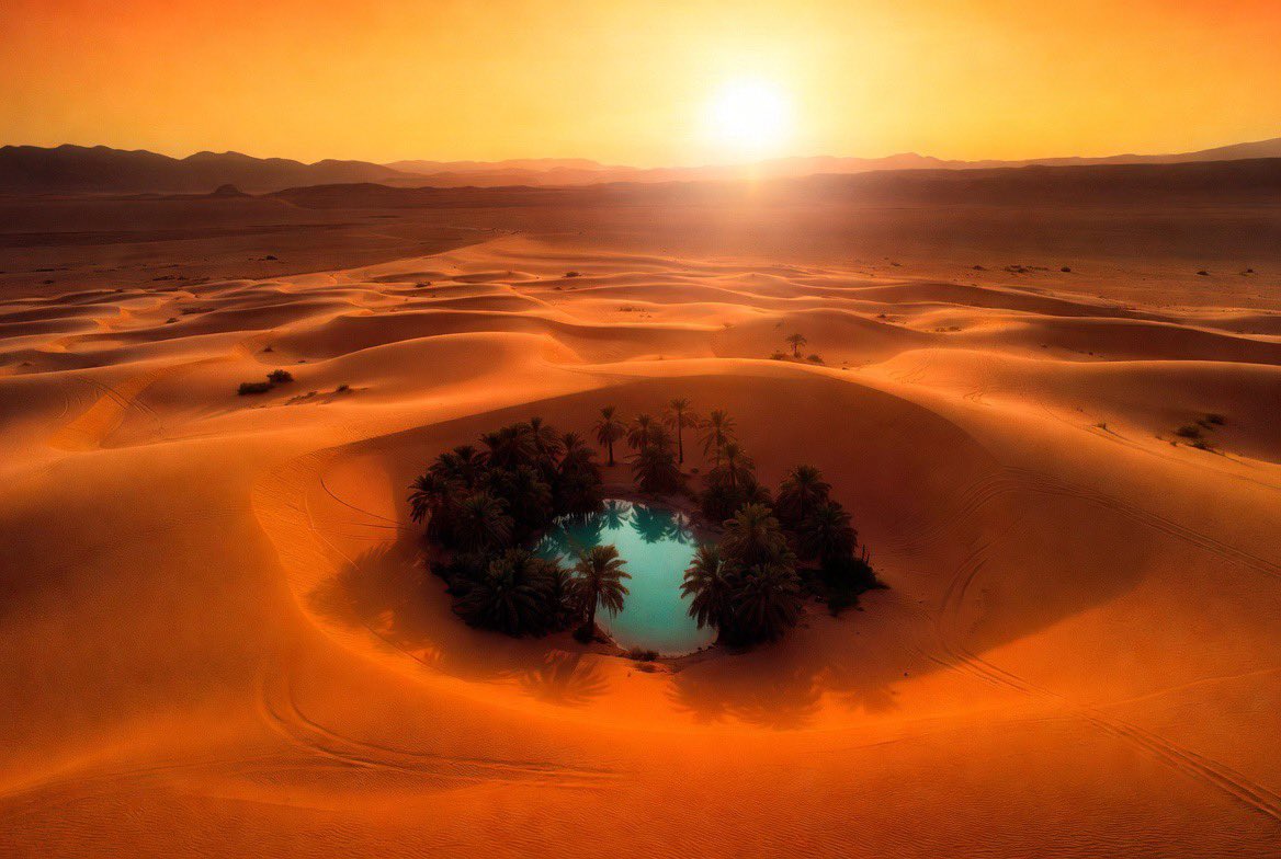 brenya_jhunior's tweet photo. Did You Know?
Oases aren’t magic — they’re formed when underground water surfaces in the desert!
Beauty from below. 🌿💧
#Oasis #Desert #Groundwater #NatureFacts #ExploreNature #GeographyIsCool https://t.co/TGROeEuz8c