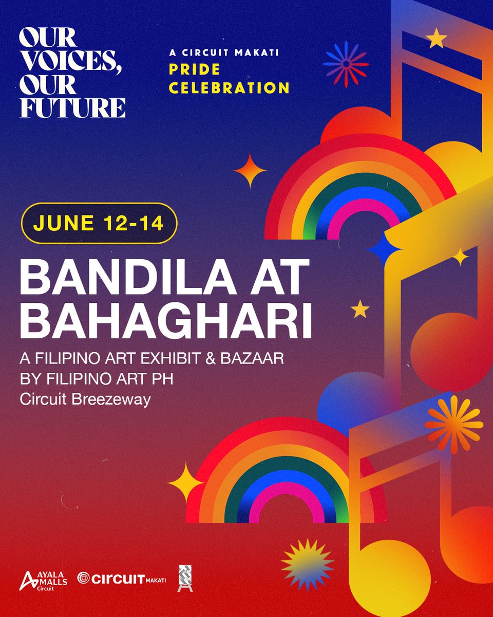 clevis_fork's tweet photo. Hosted by Filipino Art PH (@filipinoartph), discover a vibrant celebration of art, culture, and community with Bandila at Bahaghari, a three-day Filipino art exhibit and bazaar with special performance by Philippine Maharlika Dance Artists, Inc. (@pmdai2015). https://t.co/FLsoO6p1yu