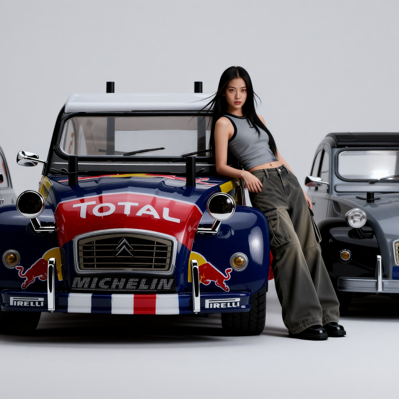 jason9394's tweet photo. When rally heritage meets ultimate charm. ๐ซ๐ท๐#Citroen2CV #RedBullRacing #TotalMotorsport #Michelin #ClassicCars #FrenchDesign #VintageVibes #CarCulture #2CV #StudioShot #StreetStyle #AutomotiveDesign #RetroRacing #AI #RC #Tamiya #MChassis #M07 https://t.co/7bthrZX1fy