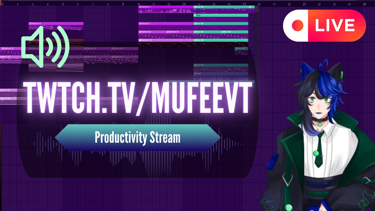 MufeeVT's tweet photo. 🎵Productivity in Music and Audio! LIVE NOW at: 🎙️https://t.co/iQoofjHlHU | #vtuber https://t.co/CbapGxJb7C