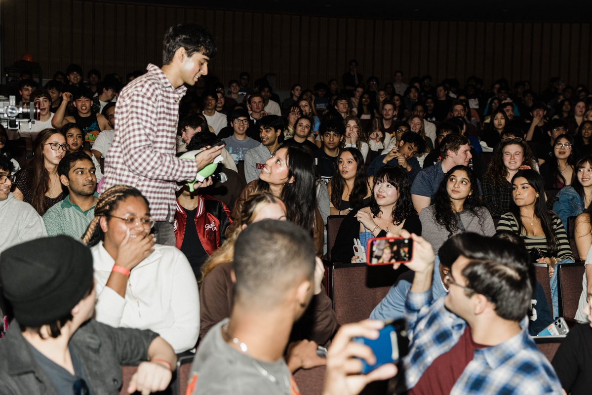Evanrrama's tweet photo. For anyone wondering why I kissed a man in front of 400 people for investor money, here's the explanation:

I'm a comedian. I've performed on 26 stages, gone on 2 national tours, and entertained over 15,000 students live. I've generated more than 300M views through my content and stunts. My shows are rated R. We do the most degenerate, ridiculous shit possible and put it on the internet.

While I'm still exploring my sexuality, I do not like men.

I kissed the guy because the audience was booing and nobody else would do it. If I don't commit to the bit, the show falls flat, gets rated lower, and people leave with a sour taste in their mouths.

Life is hard.