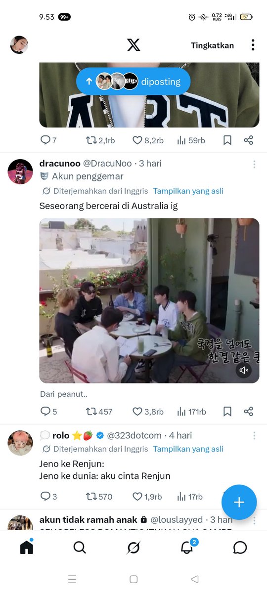 refoxyhctj's tweet photo. Apasih anjir kok Twitter sekarang jadi otomatis translate ke indo gini sihhhhhh?????????? Helloo😭😭😭👋🏻👋🏻👋🏻👋🏻👋🏻👋🏻👋🏻. Ada yang tau ngak cara setting nya gimana biar normal lg😭 https://t.co/j854iBayq2