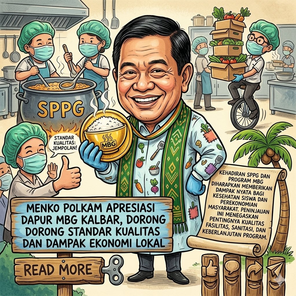 PostureoJinetes's tweet photo. Mantap banget program makan bergizi gratis di Kalbar ini karena bahan bakunya langsung diserap dari petani lokal jadi ekonomi daerah juga ikut muter terus ditambah lagi standar kebersihan dapurnya juga beneran dijaga ketat sama pemerintah #MBG #Kalbar #IndonesiaEmas https://t.co/mkUllXWSiO