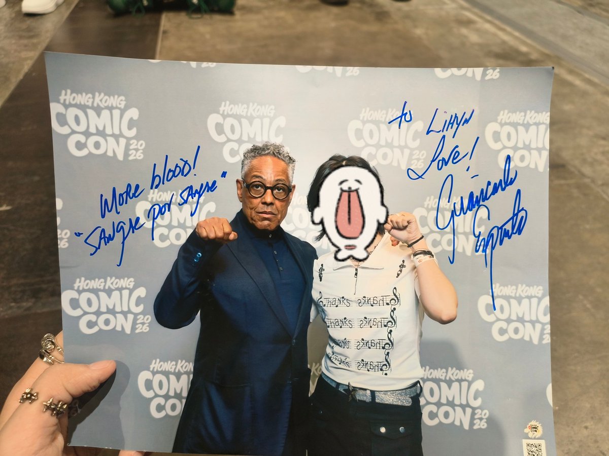 Hanyichli's tweet photo. HKCC26
#MadsMikkelsen #Hannibal #GiancarloEsposito #JamieCampbellBower #hkcc #hongkongcomiccon https://t.co/F4lnVwtTpJ
