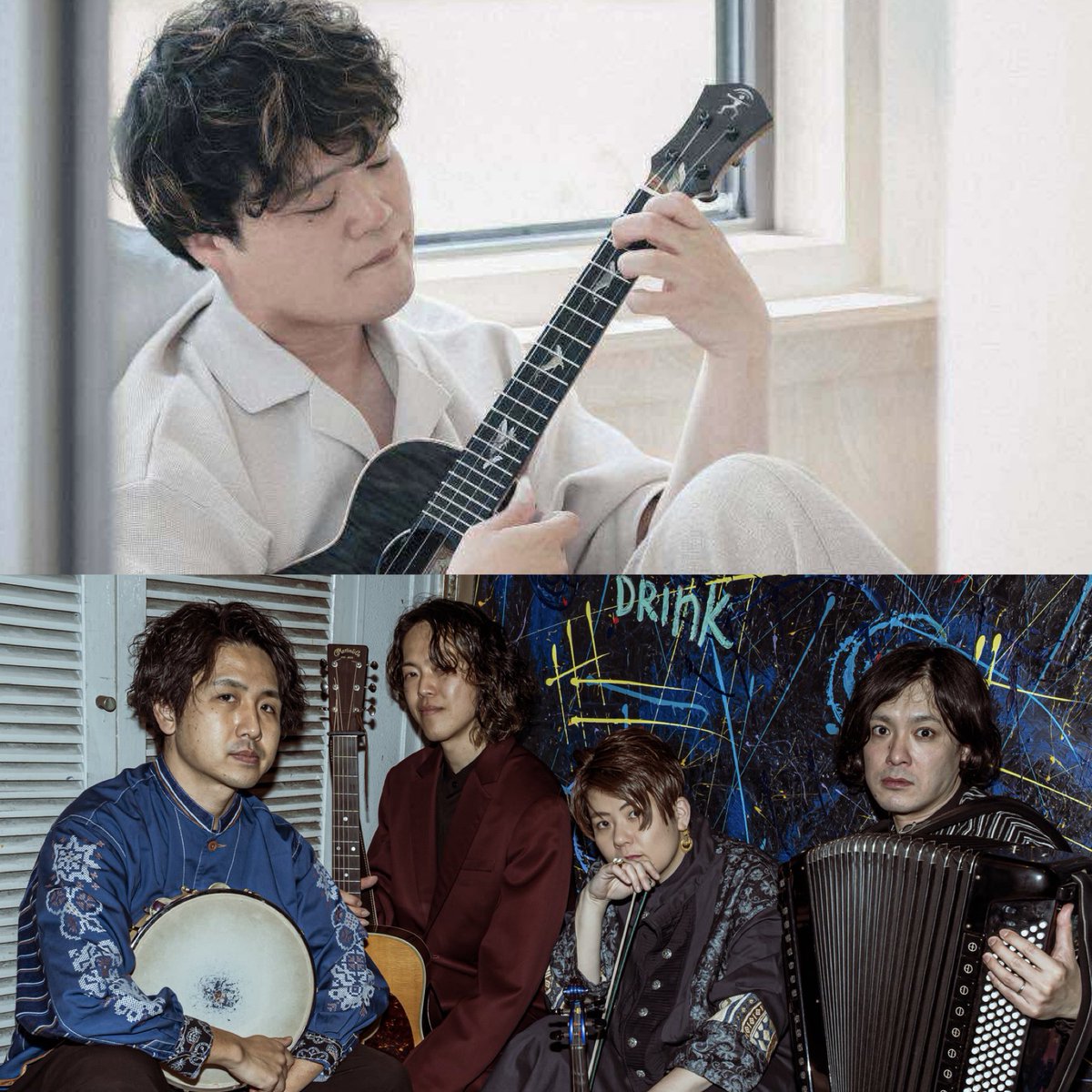 Groovedge4's tweet photo. 【KYAS × GROOVEDGE 西日本ツアー 2026】

東京でのライブが大好評だったコラボレーションで満を持してツアー開催‼️

■出演
KYAS（Ukulele）、GROOVEDGE

9/13（月） 京都 妙心寺
9/14（火） 大阪 ALWAYS梅田
9/15（水） 名古屋 得三 https://t.co/LwpFYuBi7o